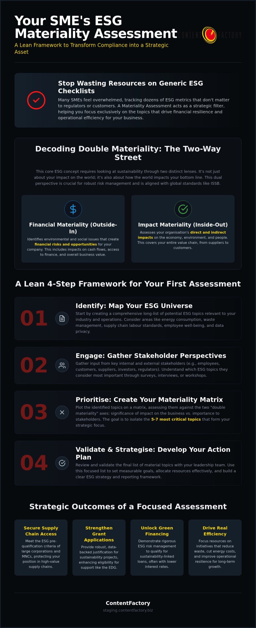 Materiality Assessment for SMEs: A Strategic Guide for 2026
